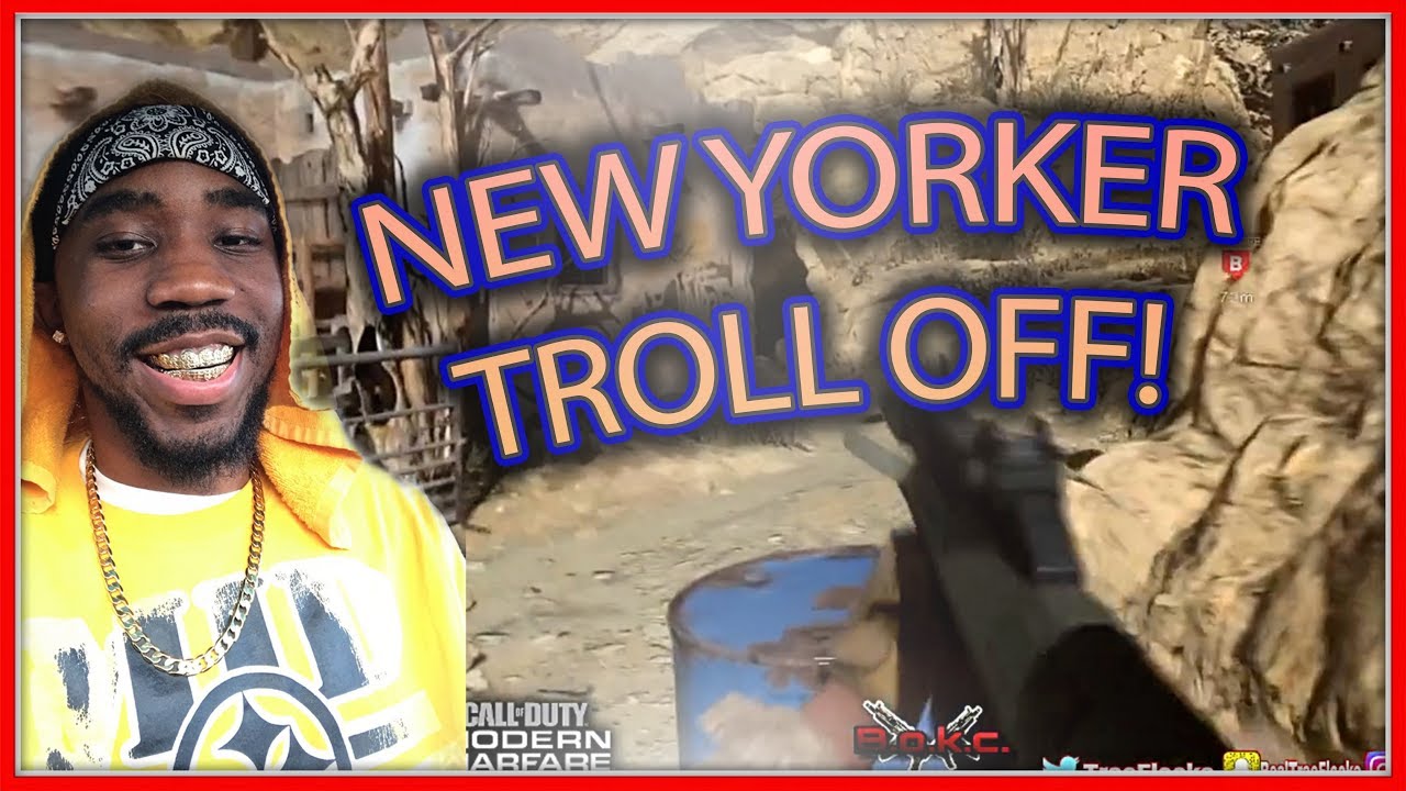 HILARIOUS ARGUMENTS! COD MODERN WARFARE! NEW YORK TROLL TRIES HIS JOKES OUT! #GOMFSFB #MODERNWARFARE