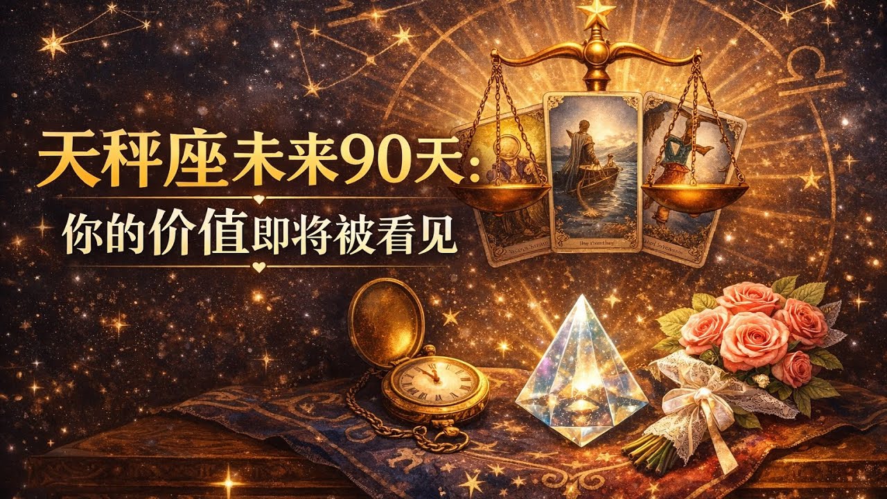 太阳、上升或者月亮落在天秤座的人，未来90天将会迎来怎样的好运呢？
