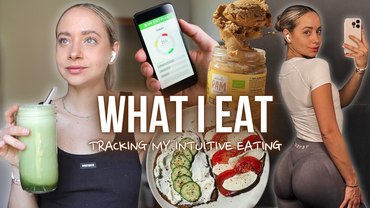 I've TRACKED my INTUITIVE EATING - What I eat in a day (easy + high protein meals) // annrahel
