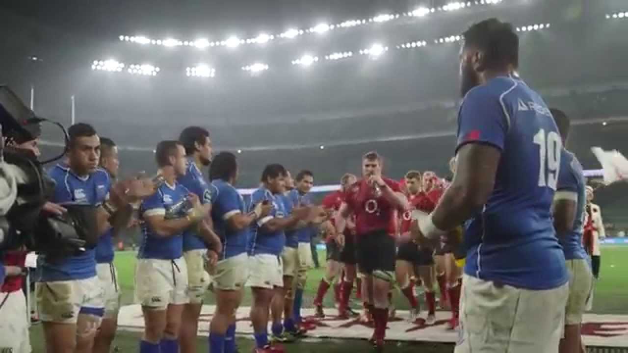 Tunnel Cam - England v Samoa