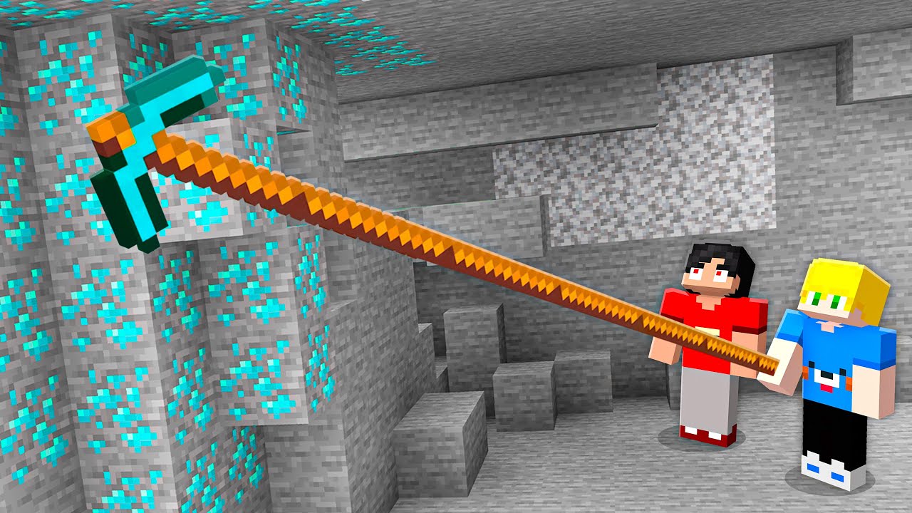 PEGUEI a MAIOR PICARETA DO MUNDO no Minecraft!