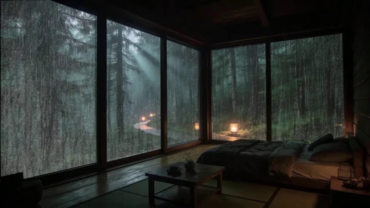 Rain Sounds in Forest for Sleeping 🌧 | Deep Tranquil Night for Restful Sleep & Stress Relief