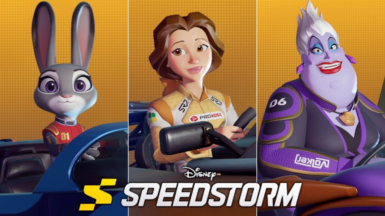 Disney Speedstorm (PC) // Online Races - Season 17 Zootopia (Judy Hopps, Belle, Ursula)