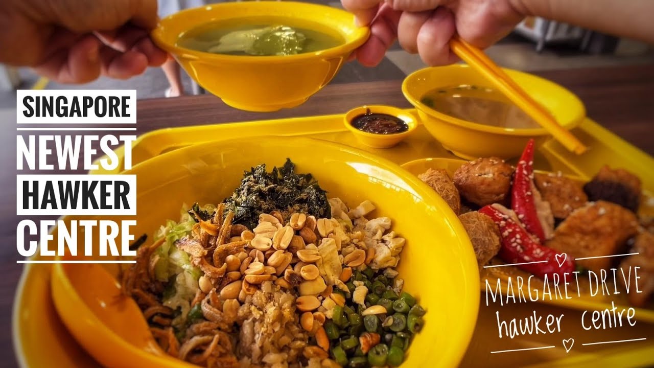 NEWEST MARGARET DRIVE HAWKER CENTRE TOUR LEVEL 2 - FAMOUS HAKKA THUNDER TEA RICE  YONG TAU FU 客家佬擂茶