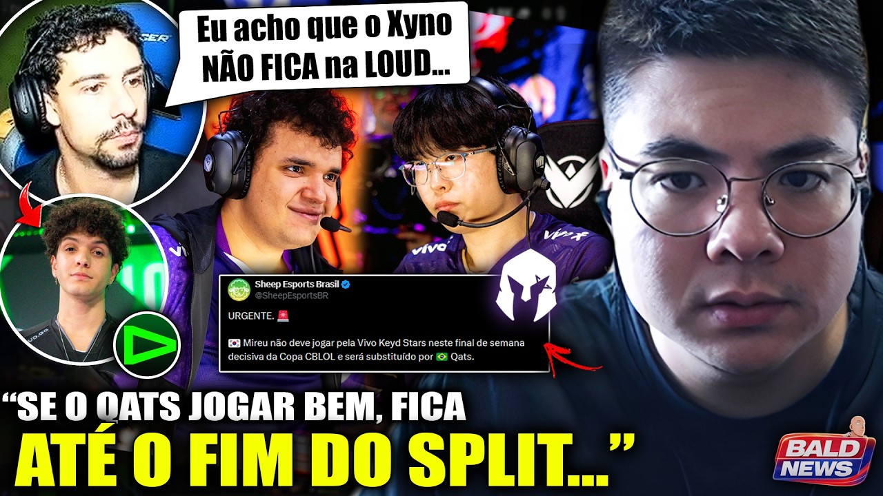 URGENTE! MIREU ESTÁ FORA do PRÓXIMO JOGO da KEYD! Streamers comentam sobre POLÊMICA!