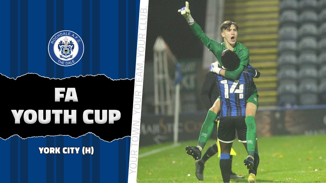 FA Youth Cup Pitchside Highlights | Dale 1-1 York City (4-2 pens)
