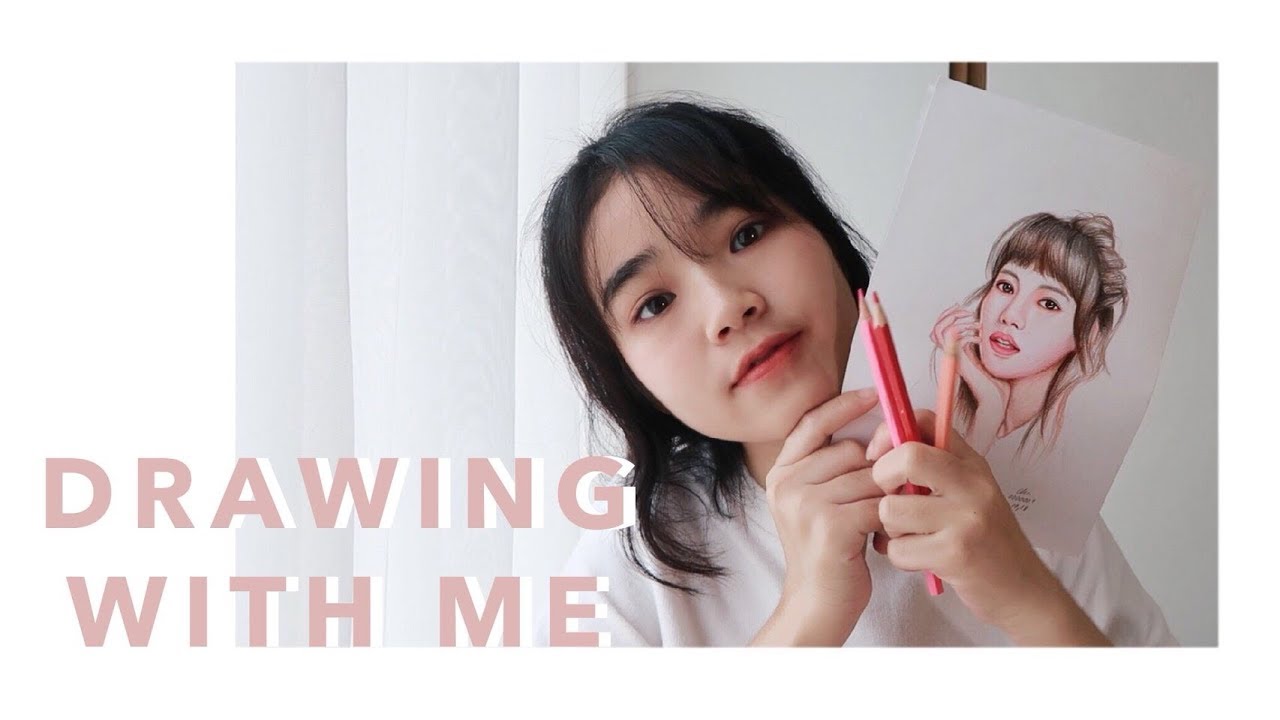 DRAWING WITH ME EP.1 วาดคนด้วยสีไม้ | mackcha