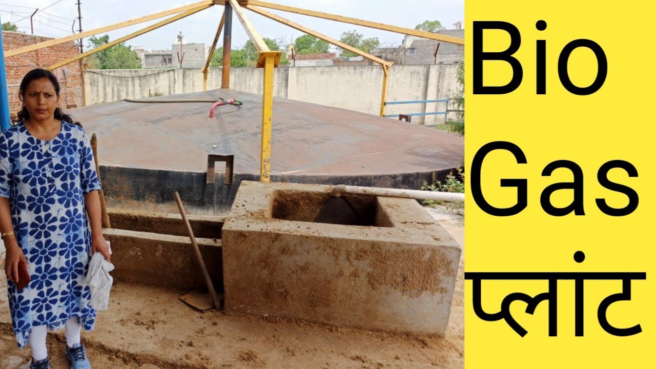 गोबर गैस से चल रहा पूरा डेयरी फार्म की बिजली ।  Bio-gas plant