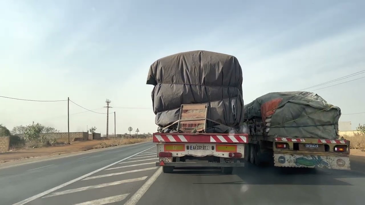How to drive in Sénégal national route…