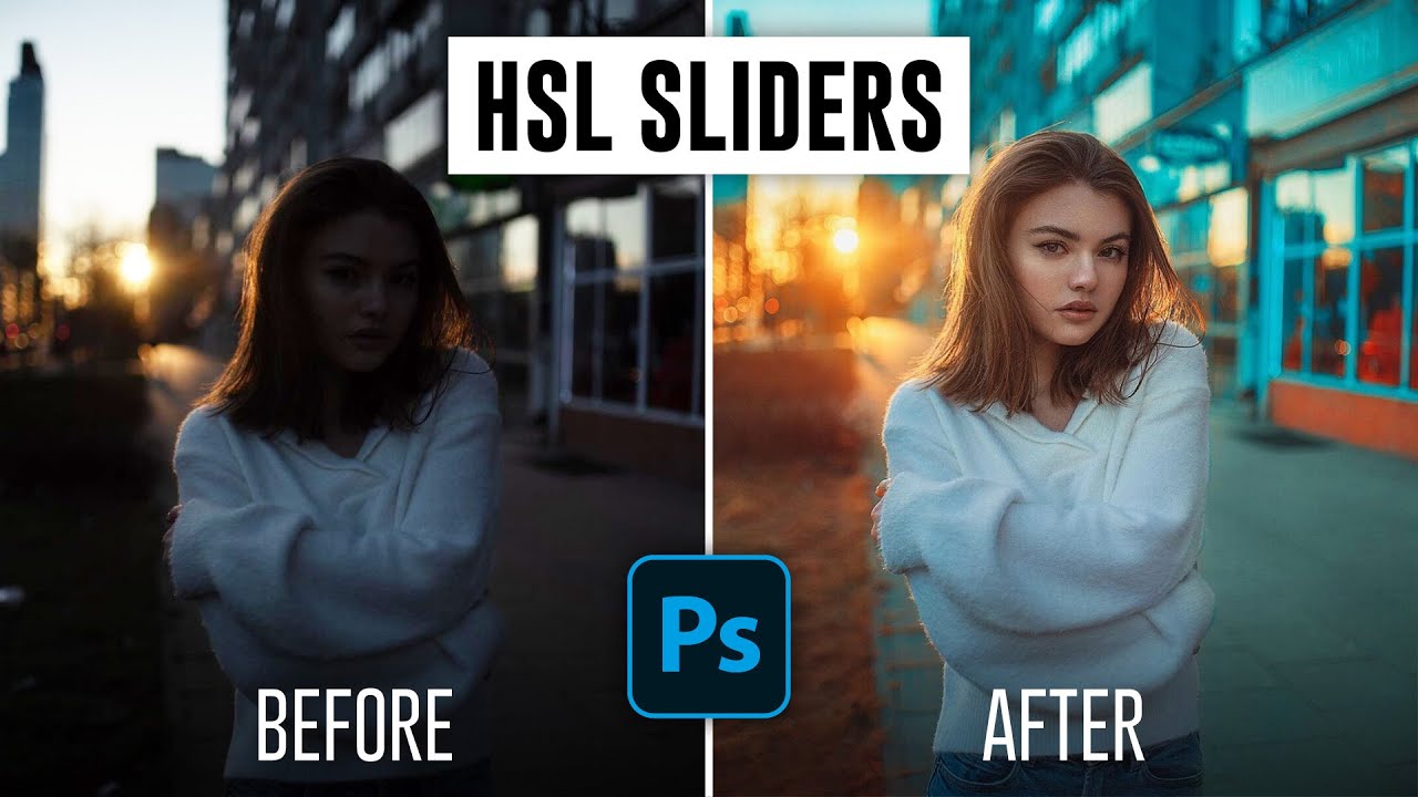 Как использовать цветовую панель HSL в Photoshop 2021