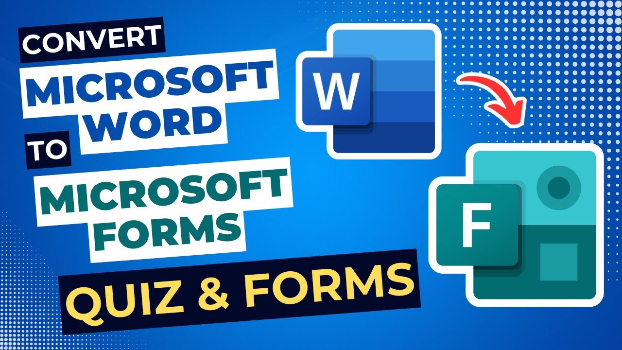 Как импортировать тестовые вопросы из Microsoft Word в Microsoft Forms