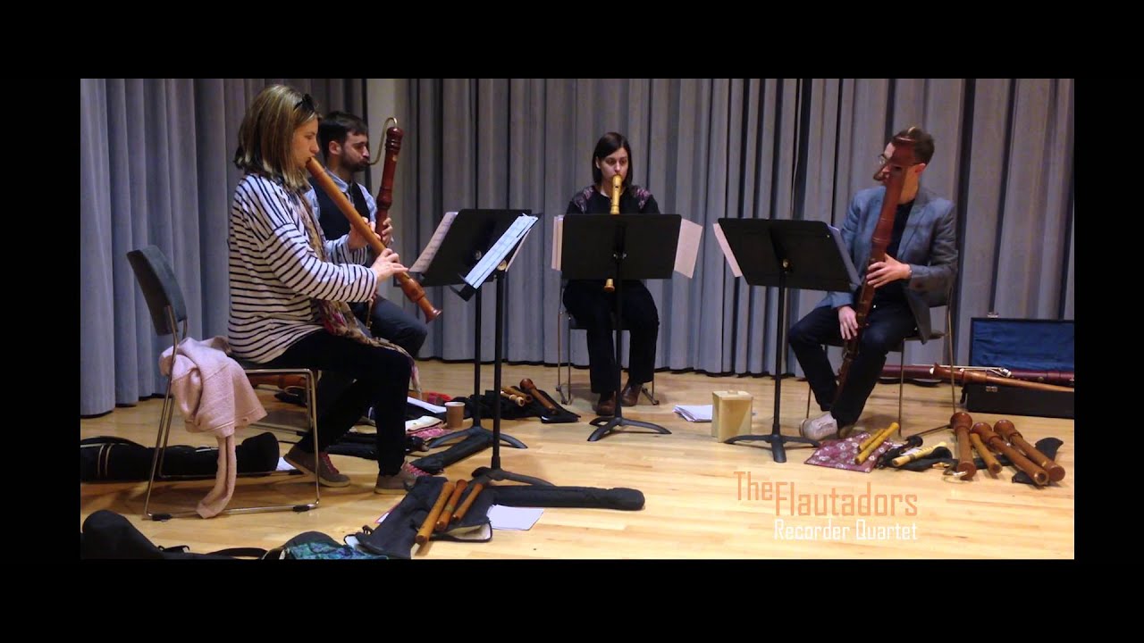 Ca' the Yowes (Scottish trad. arr. Ian Wilson) &ndash; THE FLAUTADORS RECORDER QUARTET (live)