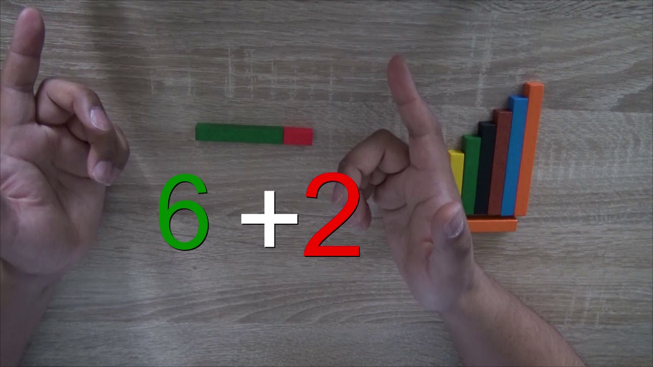 Comment compter avec les règlettes cuisenaire.