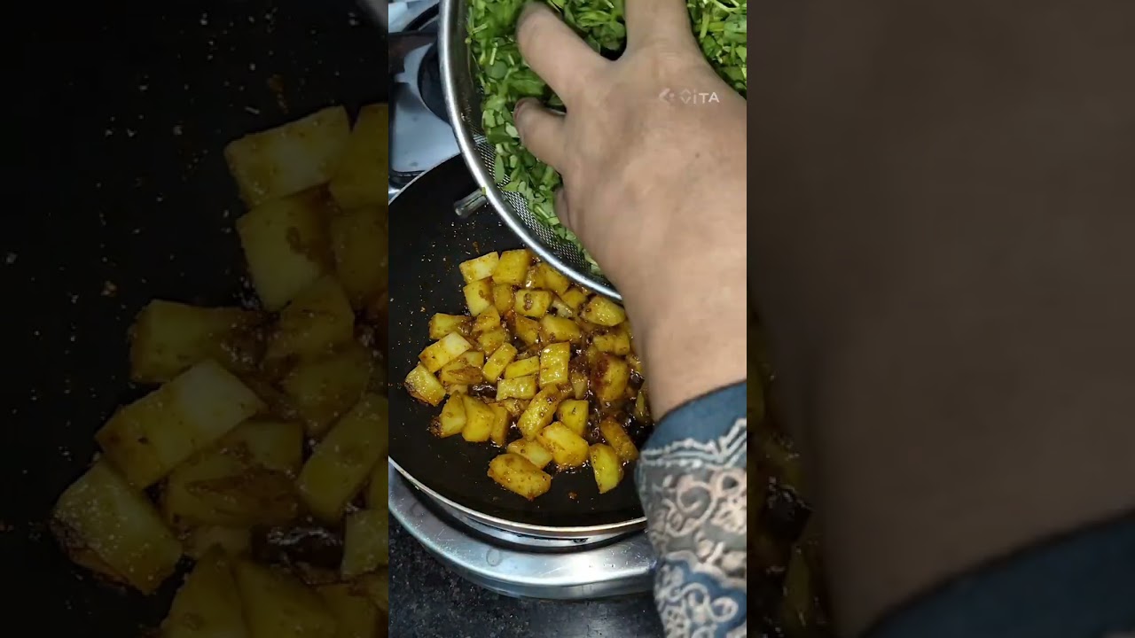 Iska Swad bhool nhi payenge #methi aalu #recipe #moongfali
