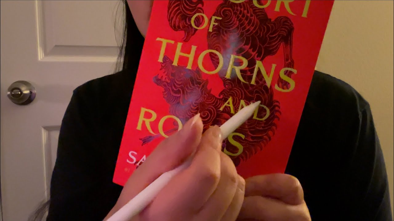 ASMR | book sounds (tapping, page flipping, tracing, whispers, etc)