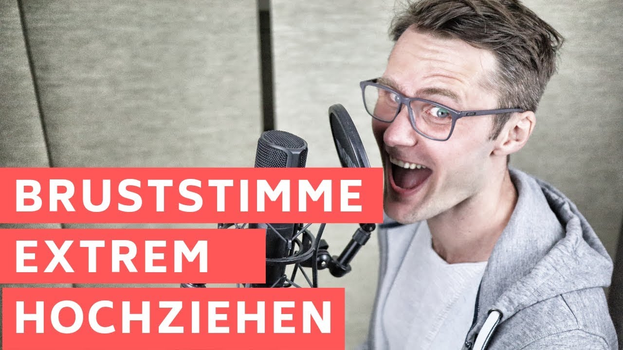 BRUSTSTIMME HOCHZIEHEN - Die BESTE Gesangsübung