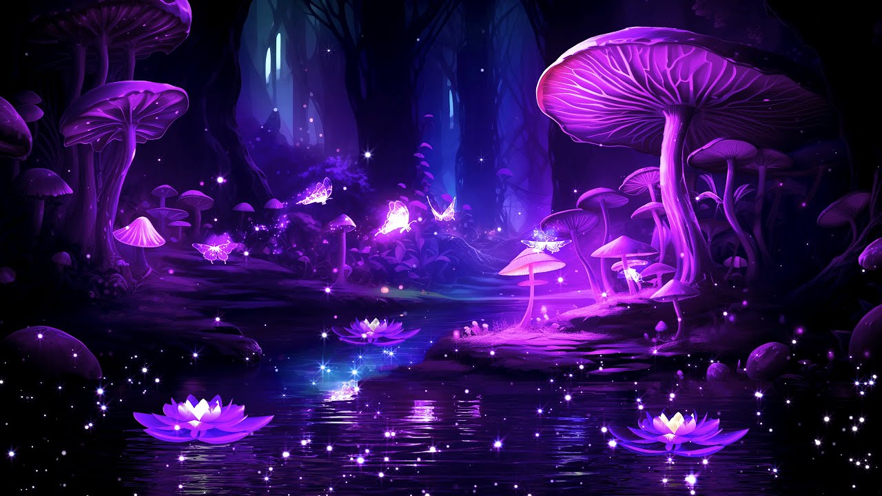 Peaceful Night 💜 Soul Soothing Sleep music 🎵 Fall Into Sleep Fast & Easy
