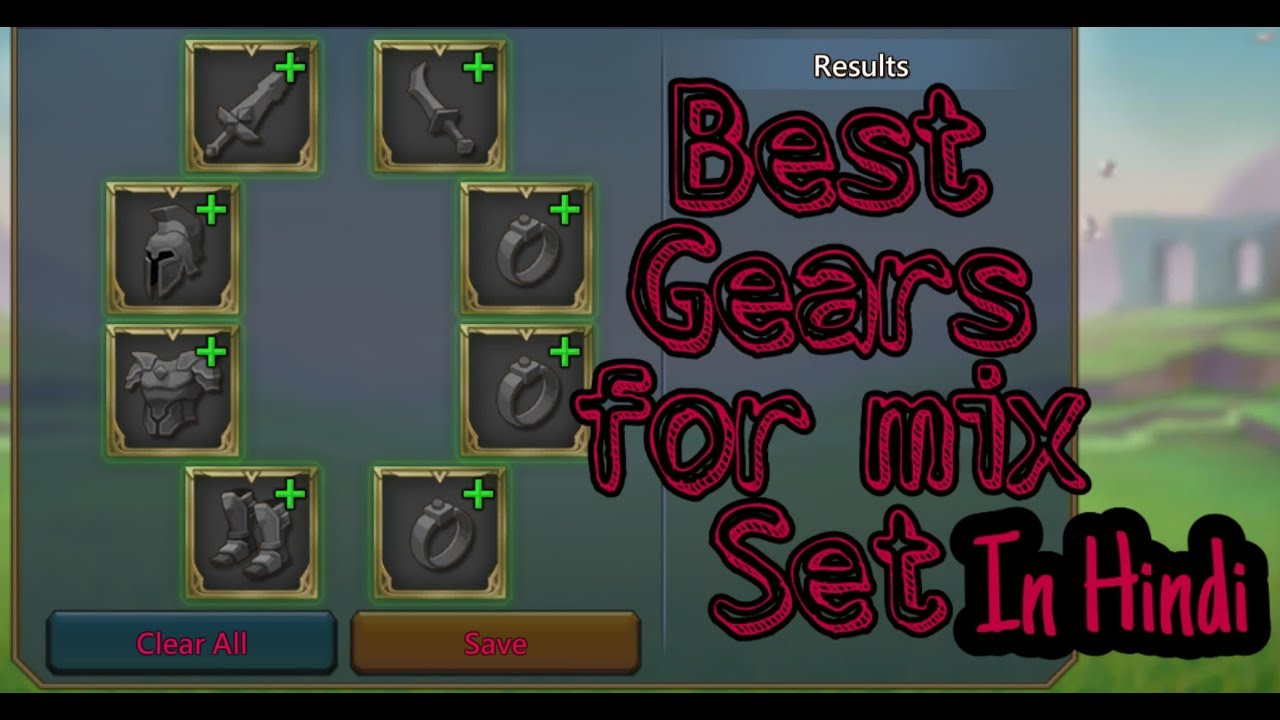 Lord mobile | best Gears for mix set in Hindi