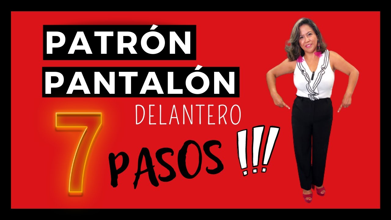 PATR&Oacute;N F&Aacute;CIL Y R&Aacute;PIDO ✅ CREA tu PANTAL&Oacute;N base delantero en SOLO 7 PASOS!!!!!😍😍😍