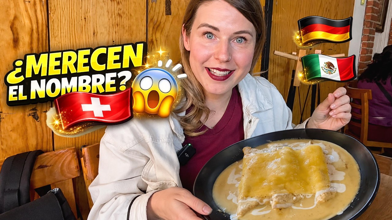 EUROPEA REACCIONA a las ENCHILADAS SUIZAS🇨🇭 en México 😮🇲🇽
