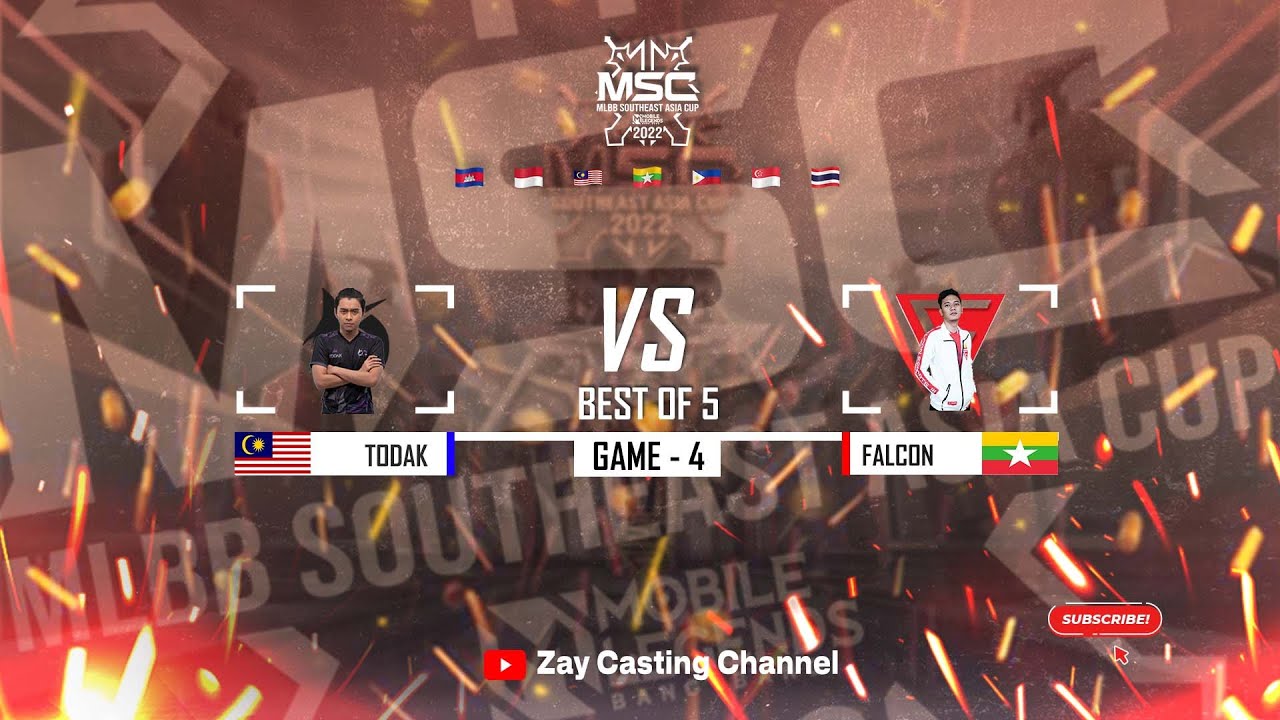 [Game - 4] Todak vs Falcon Esports MSC 2022 Day 6