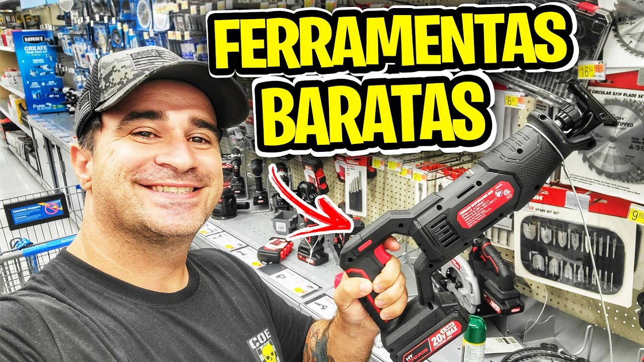 FERRAMENTAS BARATAS NO WALMART AMERICANO - FIQUEI SURPRESO