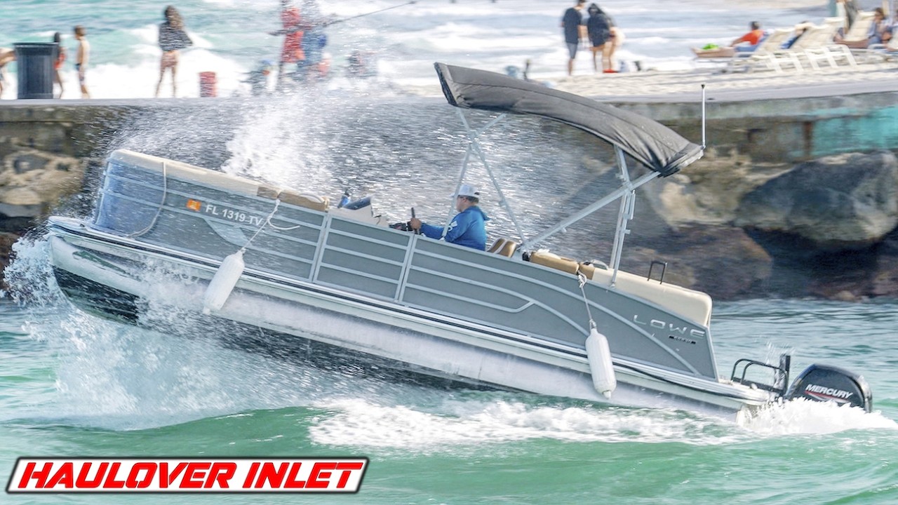 PONTOON vs SPORT FISHING BOAT AT HAULOVER! | Who Handles It Better?