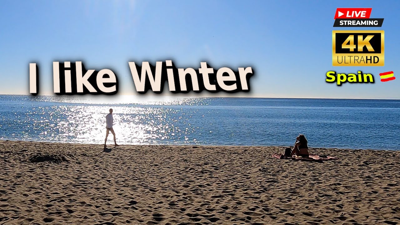 Winter Holidays Spain Marbella 🌴. Beach wiew