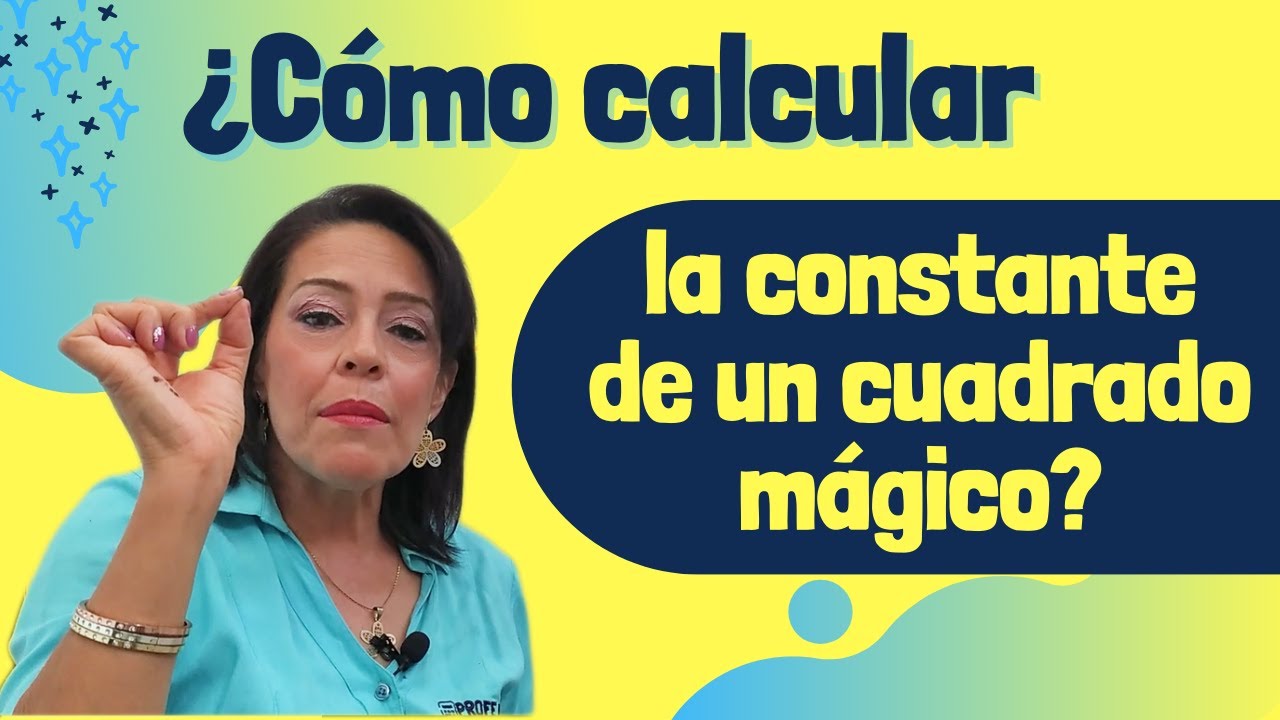 Constante de un cuadrado mágico