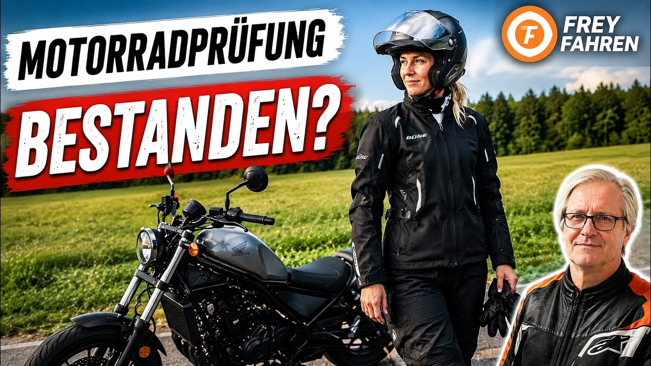 Motorrad Prüfungsfahrt Michaela Leuze  | Fahrschule Frey Fahren
