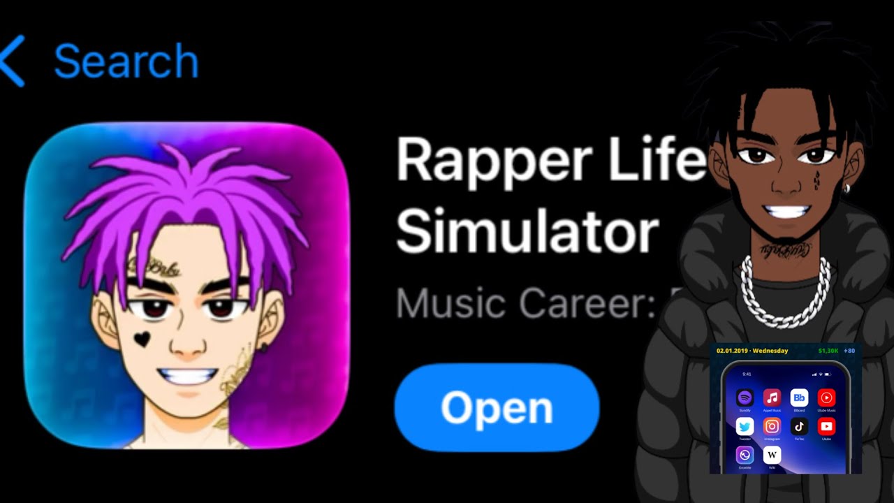 Rapper Life Simulator By @AmpereInteractive  is OUT NOW 🙆🏾&zwj;♂️🔥🙇🏾