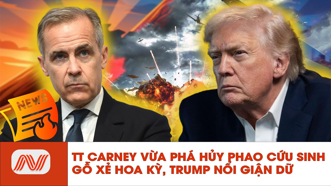 🔴TT Carney Vừa Phá Hủy Chiếc Phao Cứu Sinh Gỗ Xẻ Của Trump Làm Ông Nổi Giận Dữ | Người Việt Today