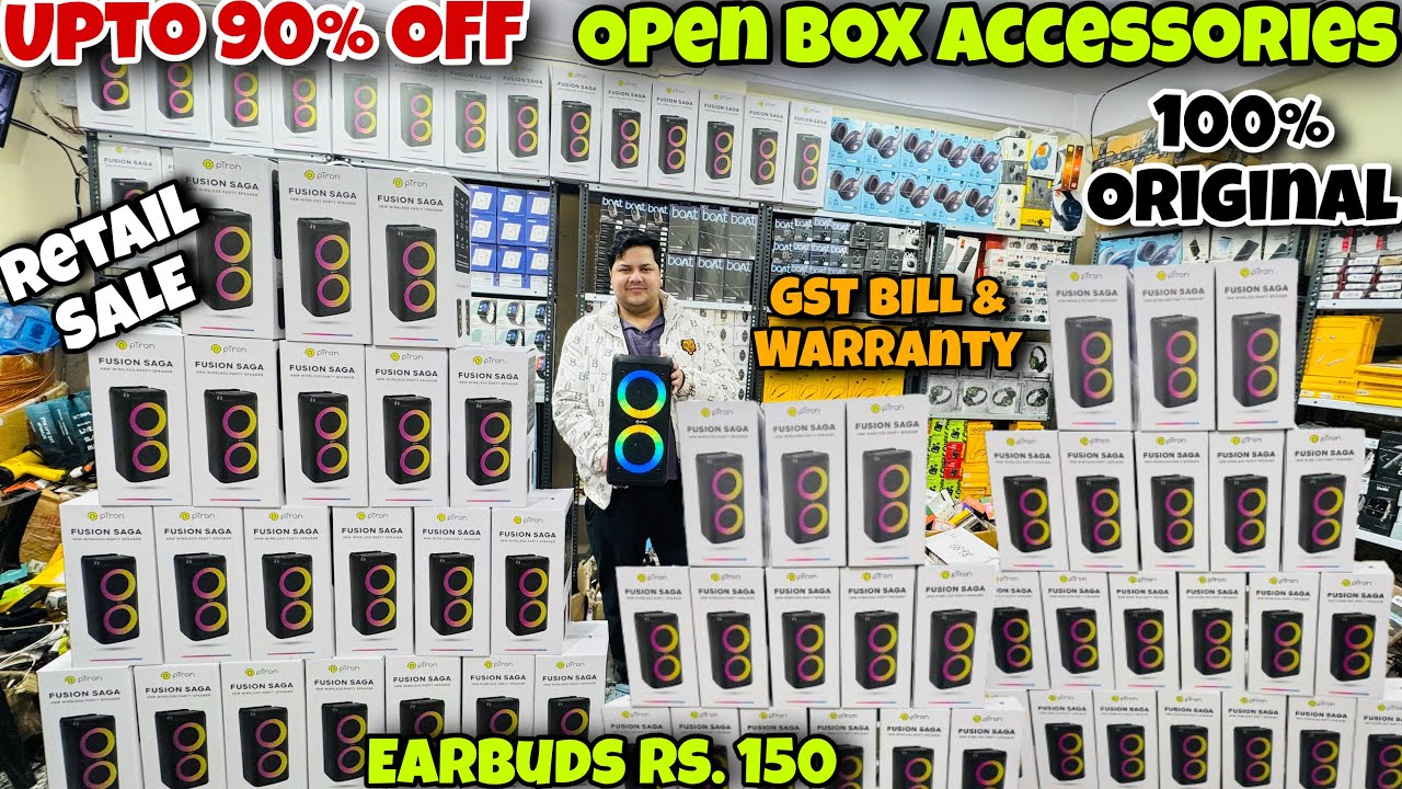 Open Box Accessories | Upto 90% OFF | 100% Original | Earbuds Rs. 150 | Capital Darshan