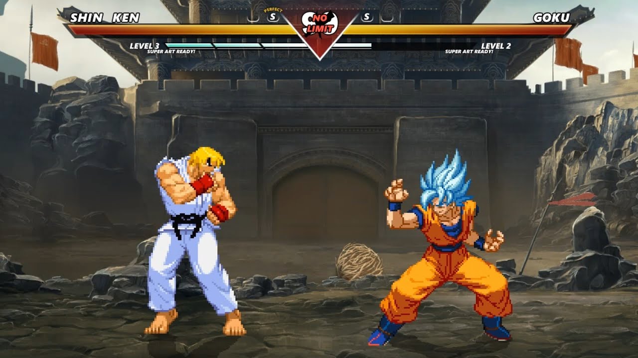SHIN KEN vs GOKU - The most epic fight ever made❗