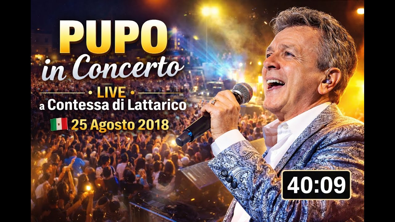🎤 PUPO in Concerto | Live a Contessa di Lattarico 🎤 @CANALEFANTASY