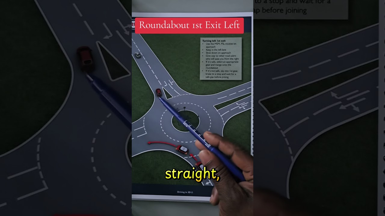 Roundabout 1st Exit Left #Roundabout 