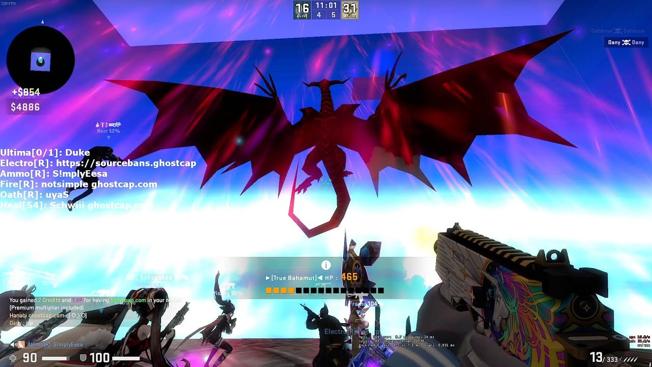 CSGO ZOMBIE ESCAPE ze_ffxiv_wanderers_palace_v4_va2 On Ghostcap