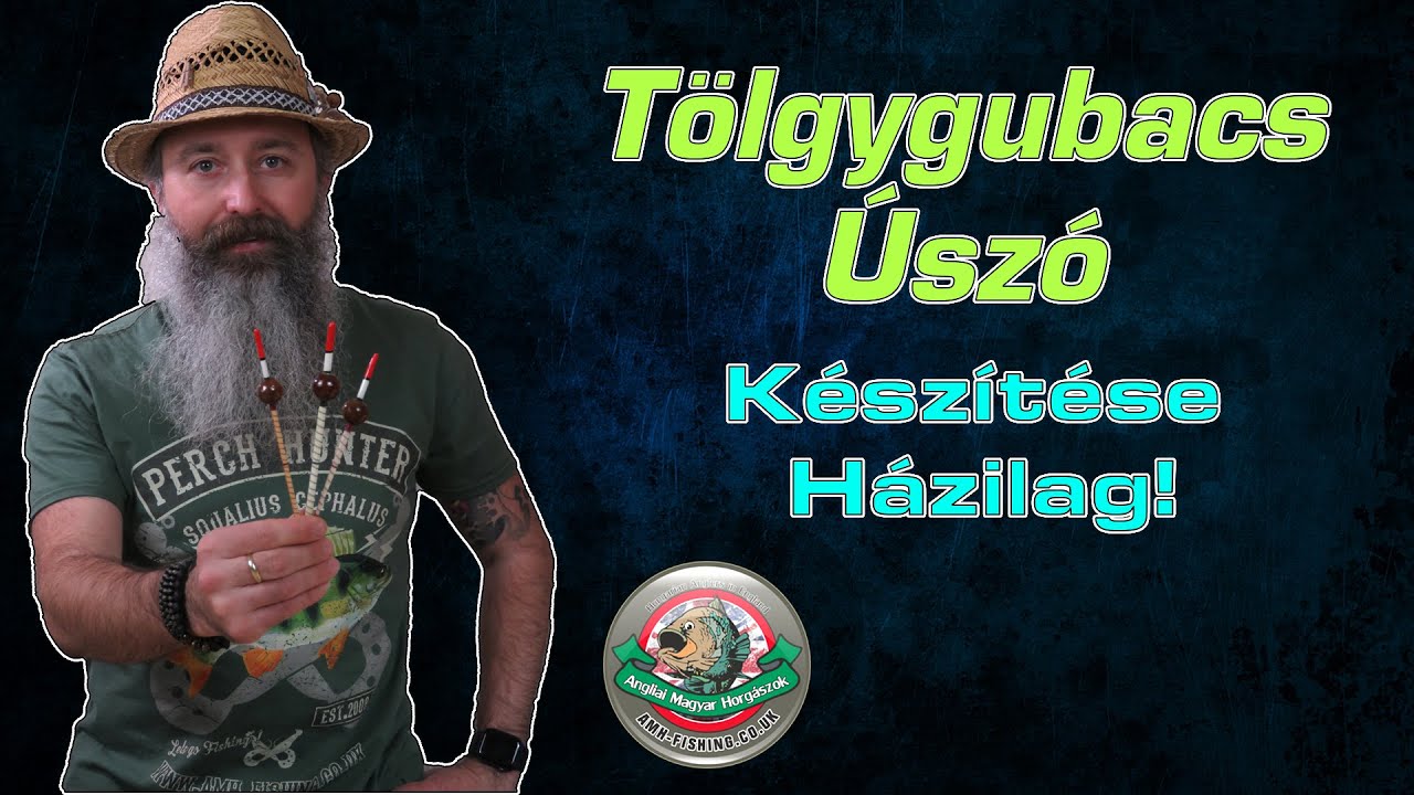 Tölgygubacs úszó - Horgászúszó készítése Tölgygubacsból és Lúdtollból