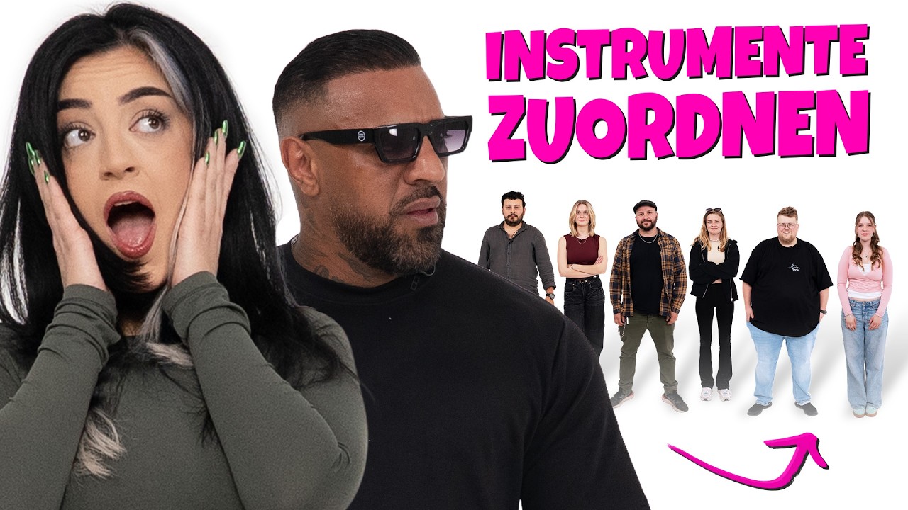Wer spielt was?! 🎶 Instrumente-Challenge mit Parshad & Mo Douzi