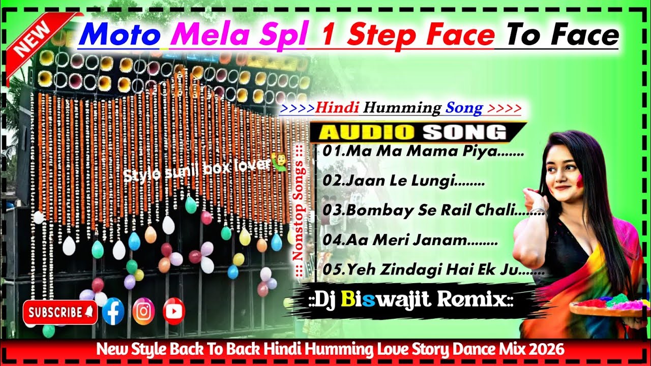 Barman Music Spl 1 Step Face To Face Humming Dance Mix 2026) Dj Biswajit Mix