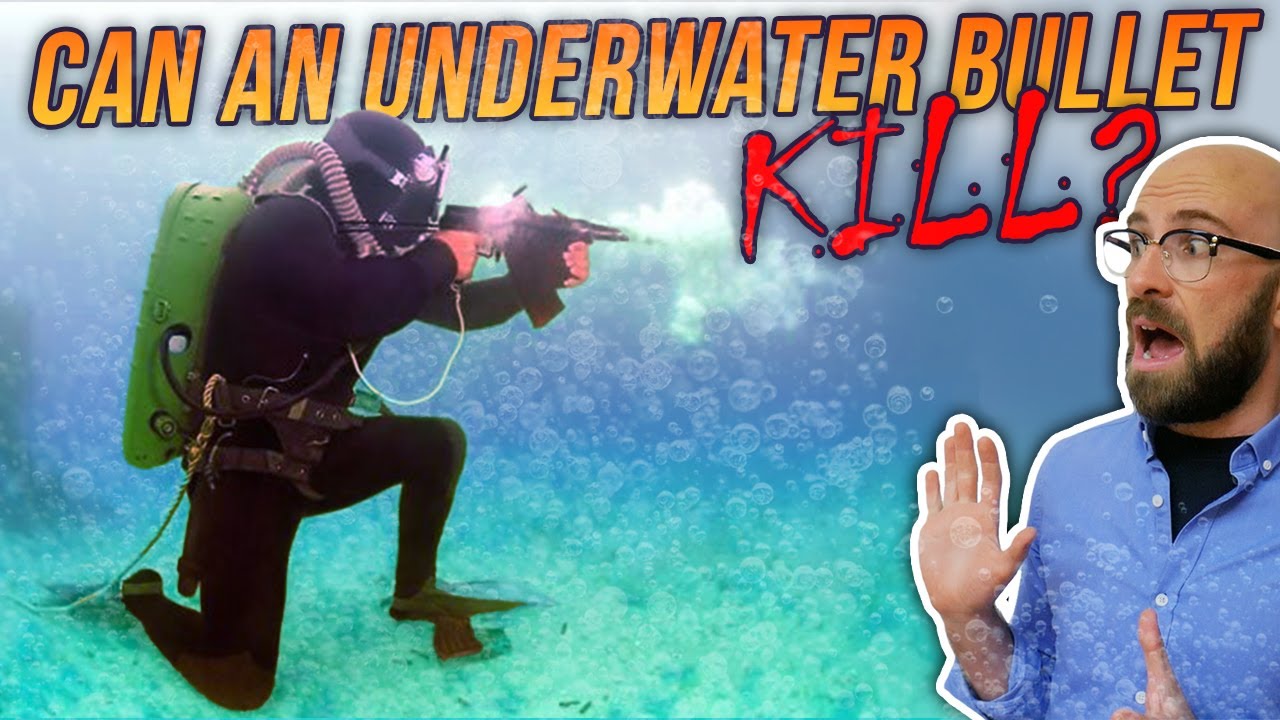 Что на самом деле происходит, когда стреляешь из пистолета под водой?