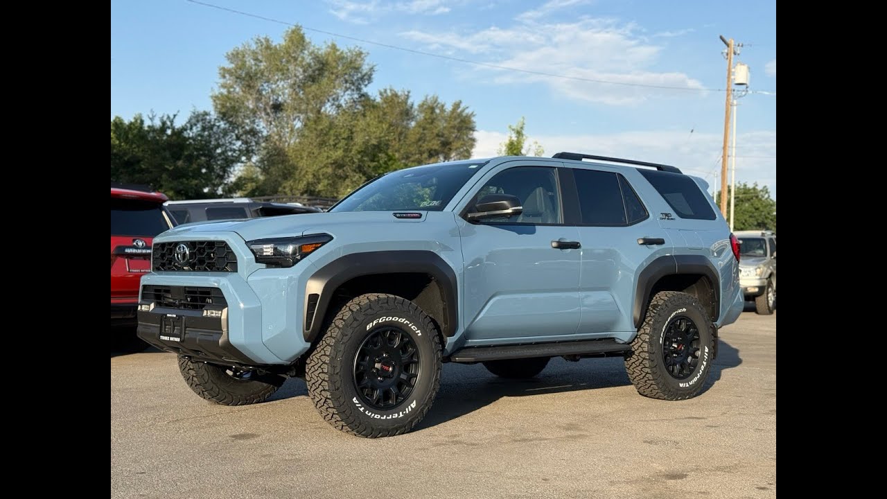 Lifted!! 2025 Toyota 4Runner TRD Off Road Premium in Heritage Blue