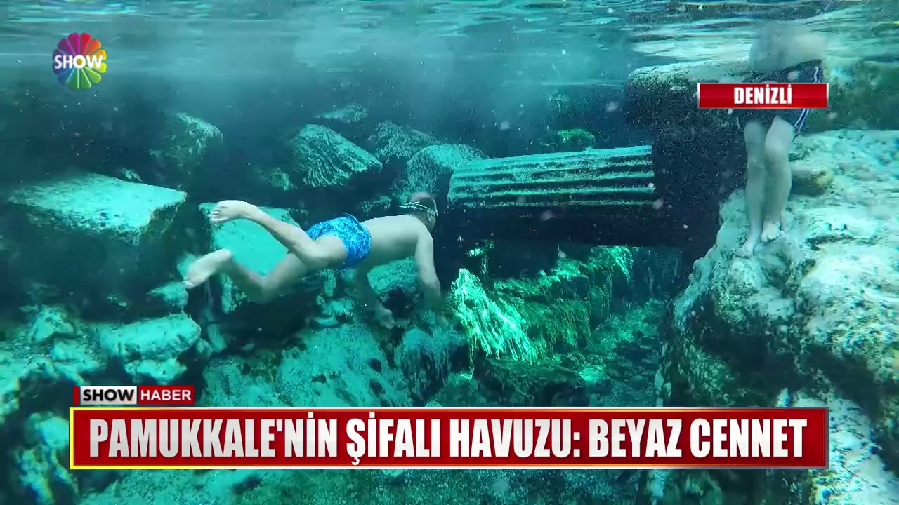 Pamukkale'nin şifalı havuzu: Beyaz Cennet