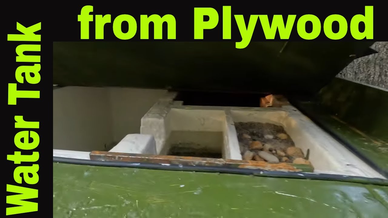 Самодельный резервуар для воды для курятника из фанеры - Песочный фильтр + Фильтр для бассейна - ...