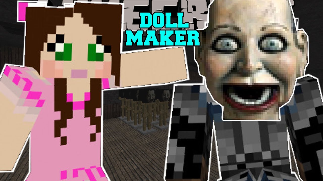 Minecraft - THE CREEPY DOLL FACTORY! - The Doll Maker - Custom Map