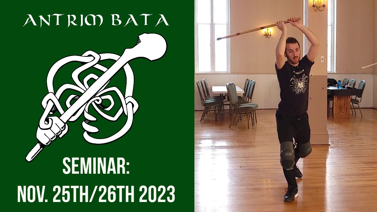 Bataireacht (Irish Stick Fighting) - Antrim Bata Seminar - Techniques Against Multiple Opponents