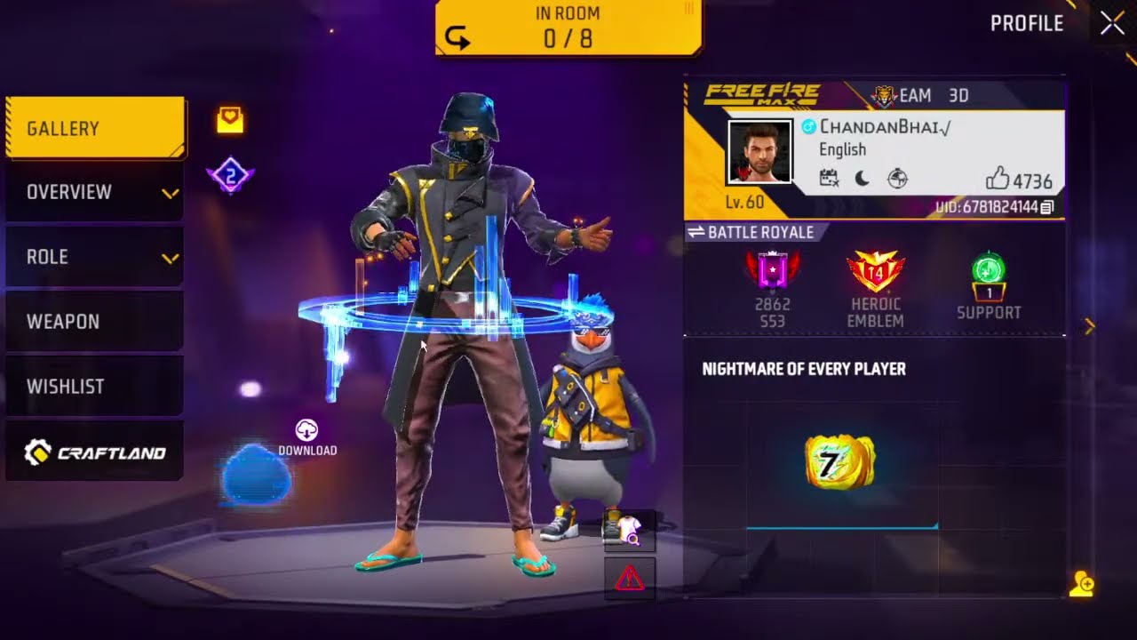 TOP 1 FREE FIRE LIVE V BADGE GUILD TESTING | GUILD TEST | GIVEAWAY REDEEM CODE FF