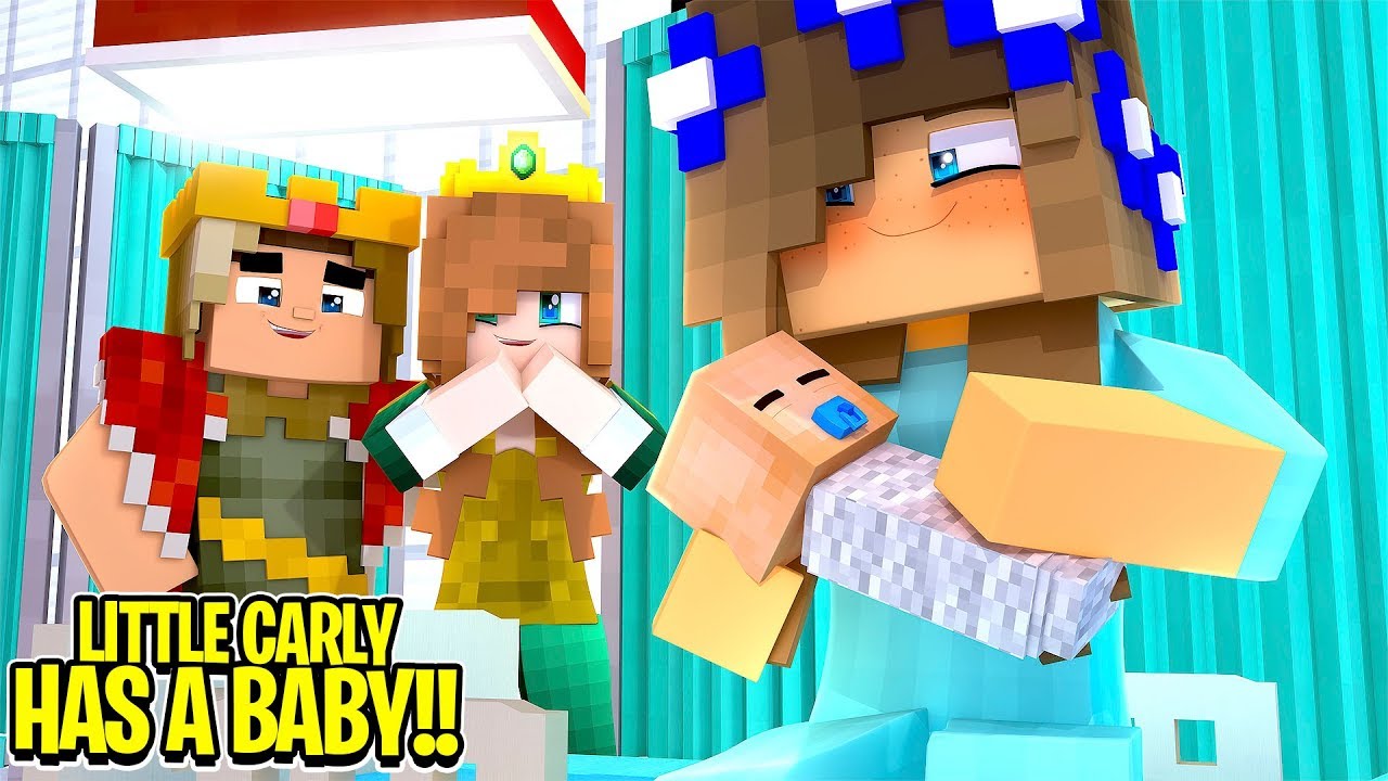 LITTLE CARLY SHARES HER BIG SECRET?! | Minecraft Little Carly Adventures.