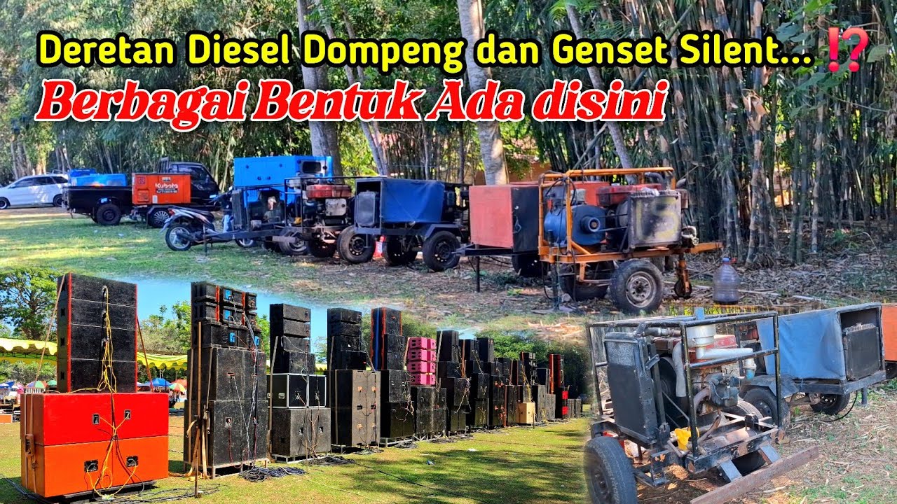 Keren dan Unik💥💥Deretan Diesel Dompeng & Genset Silent Berbagai Bentuk //