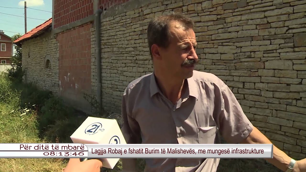 Lagja Robaj e fshatit Burim te Malisheves, me mungese infrastrukture 28.07.2015
